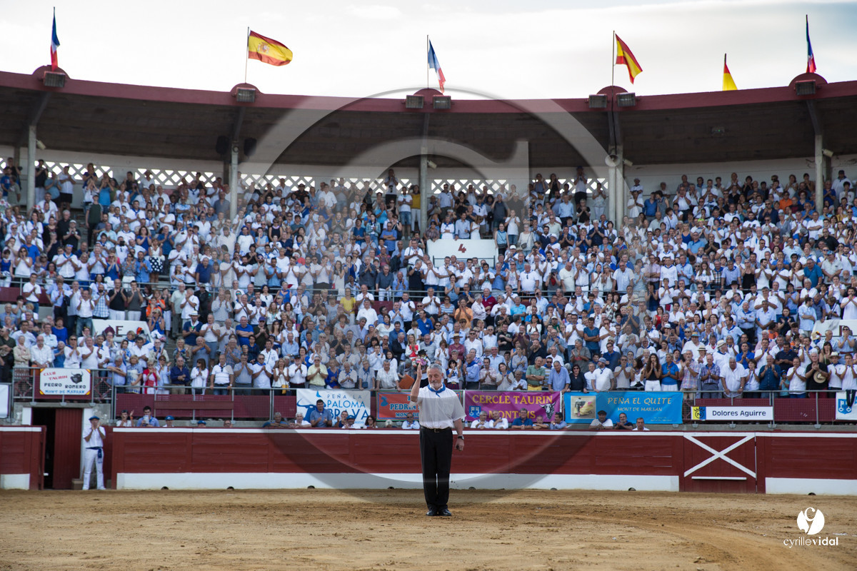 Mont-de-Marsan corrida de Dolores Aguirre pour Octavio Chacon - Pepe Moral - Juan Léal
