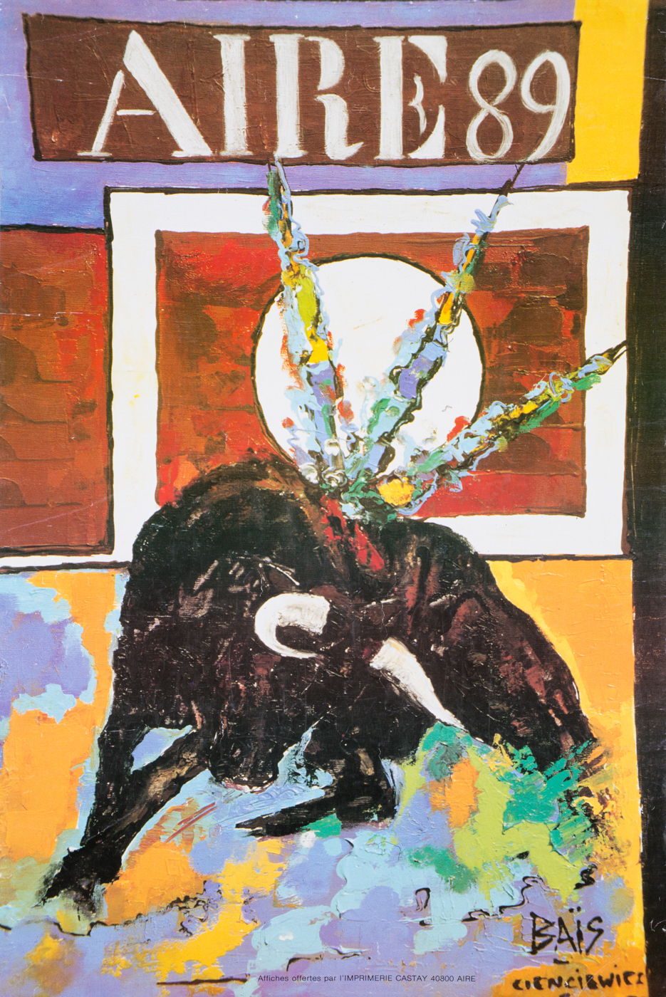 Affiches taurines Aire sur l'Adour