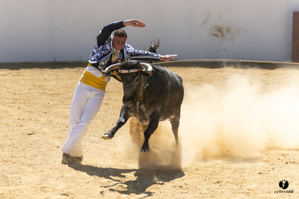 Saint-Cricq Chalosse course landaise de promotion Ganadéria Deyris Cuadrilla Jérémy Lafitte