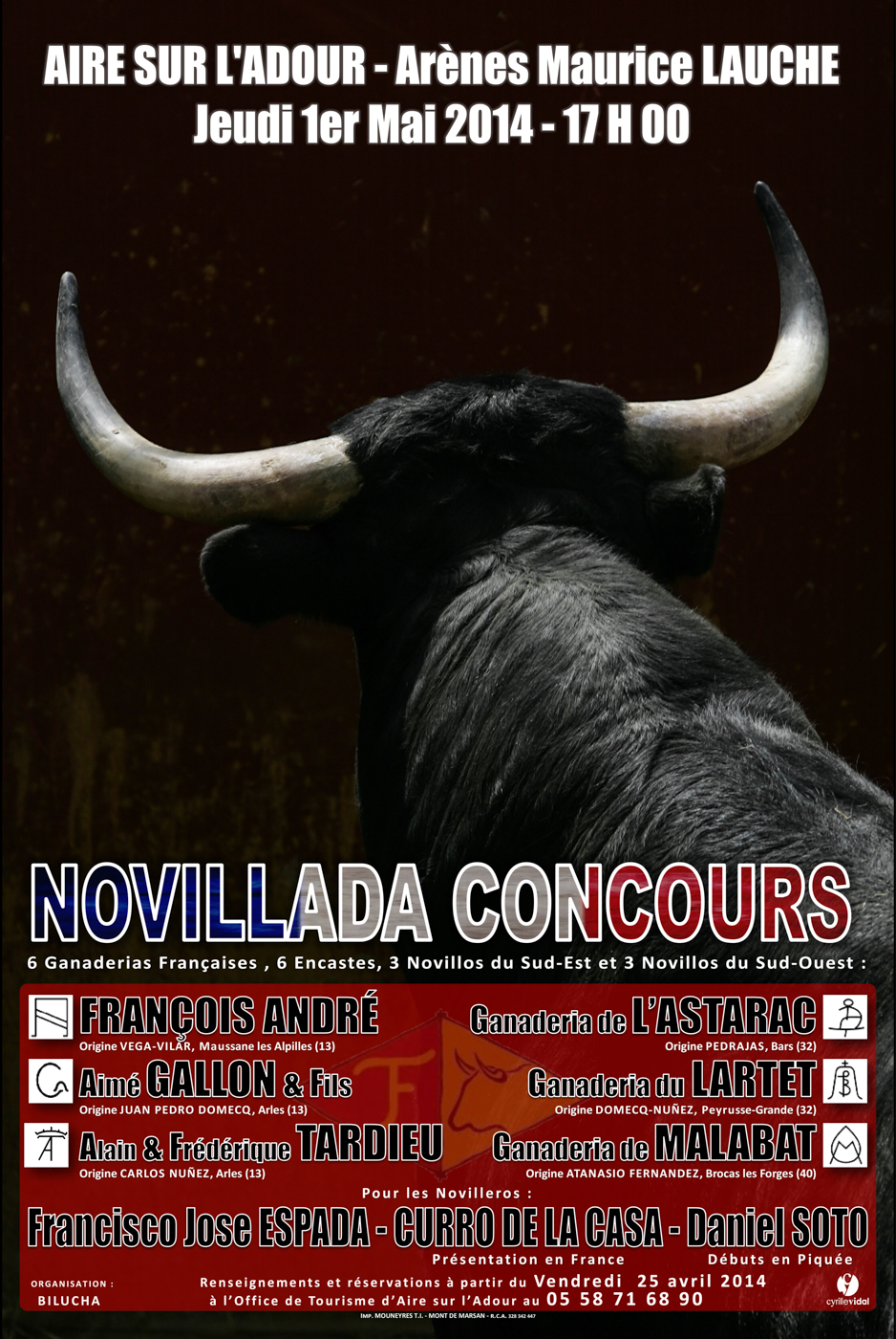 Affiches taurines Aire sur l'Adour