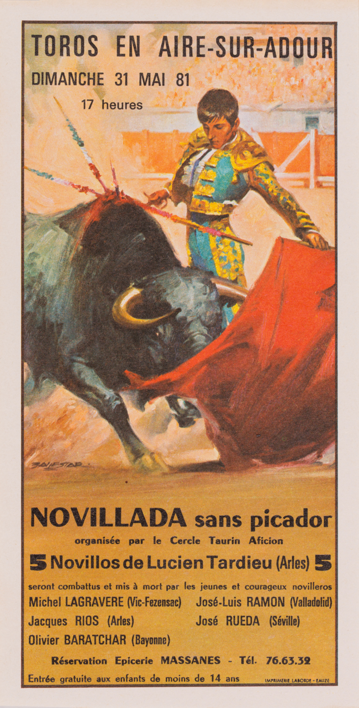 Affiches taurines Aire sur l'Adour