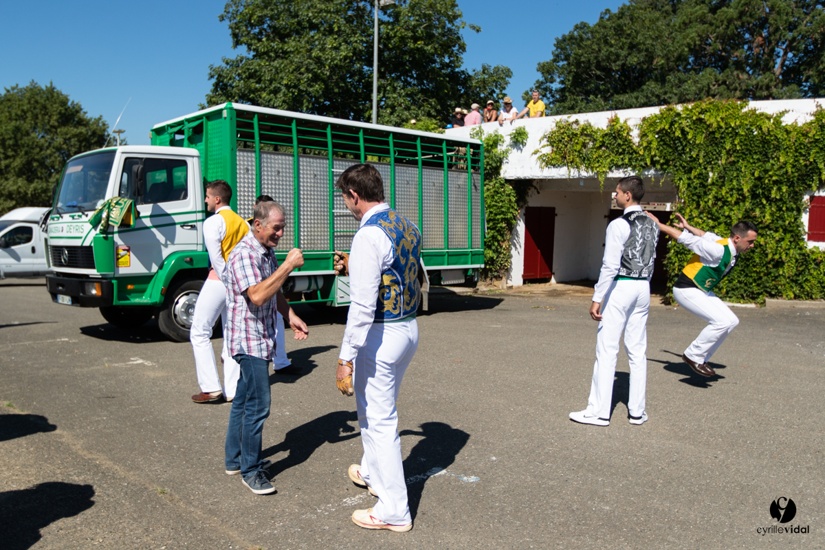 Saint-Cricq Chalosse course landaise de promotion Ganadéria Deyris Cuadrilla Jérémy Lafitte