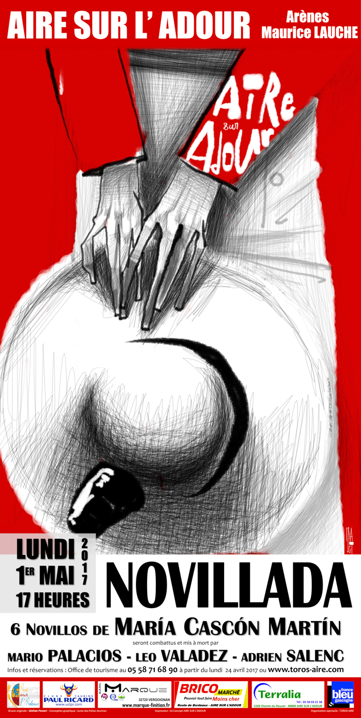 Affiches taurines Aire sur l'Adour