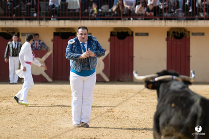 Course landaise Le Houga Ganadéria Dussau Cuadrilla Alexandre Brethes