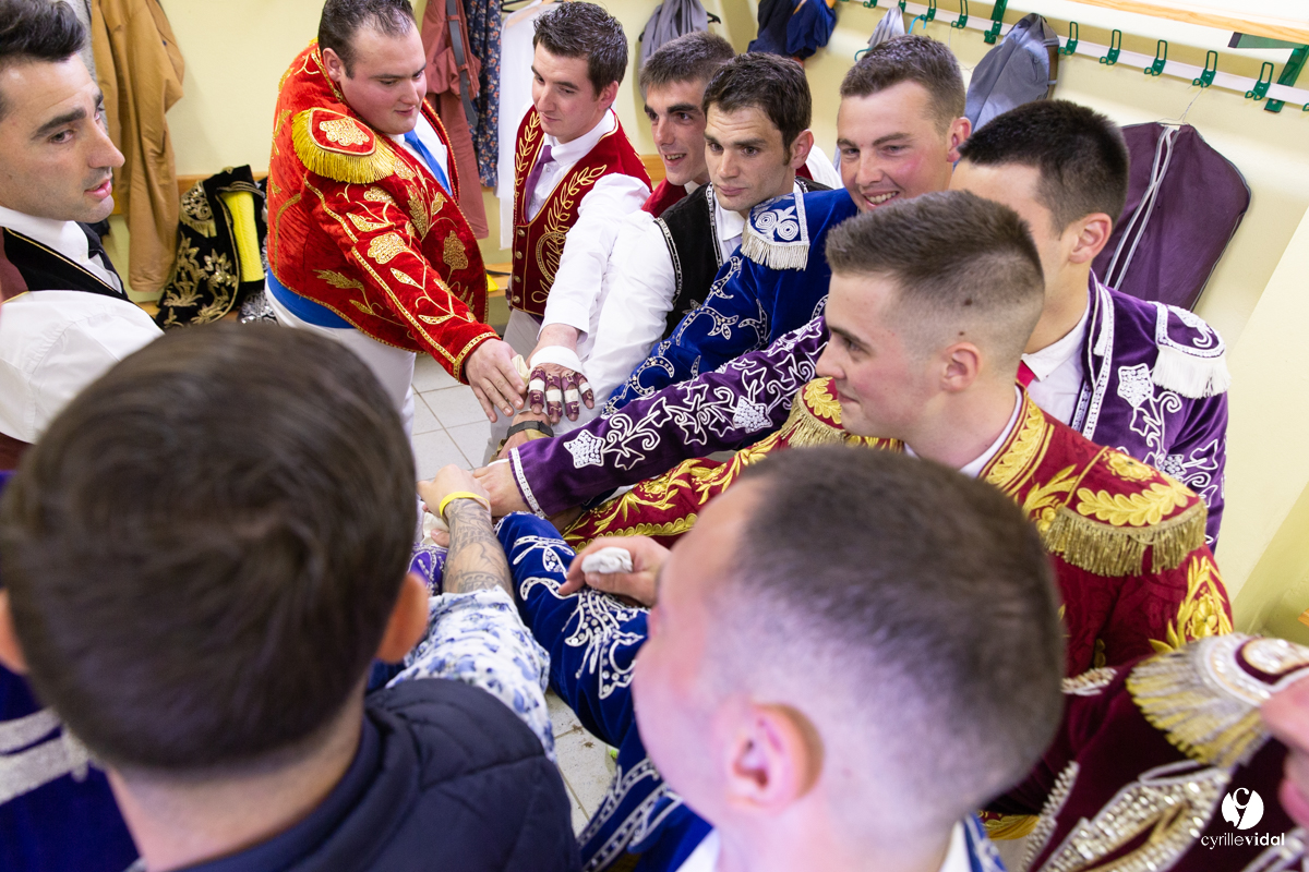 Course landaise Le Houga Ganadéria Dussau Cuadrilla Alexandre Brethes