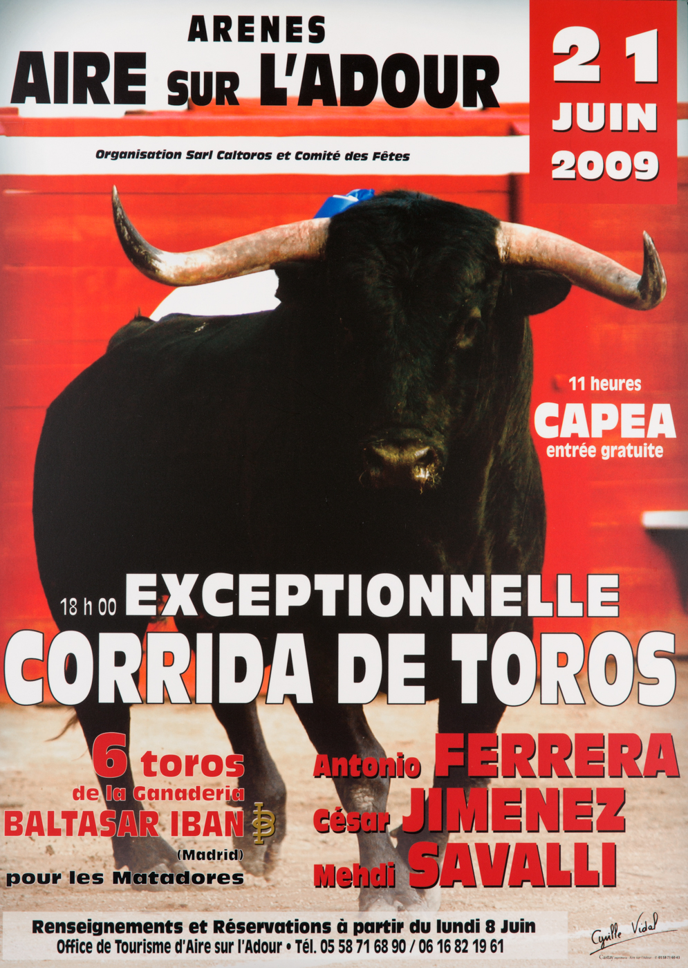 Affiches taurines Aire sur l'Adour