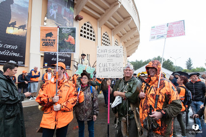 Manifestation chasses traditionnelles à Mont-de-Marsan