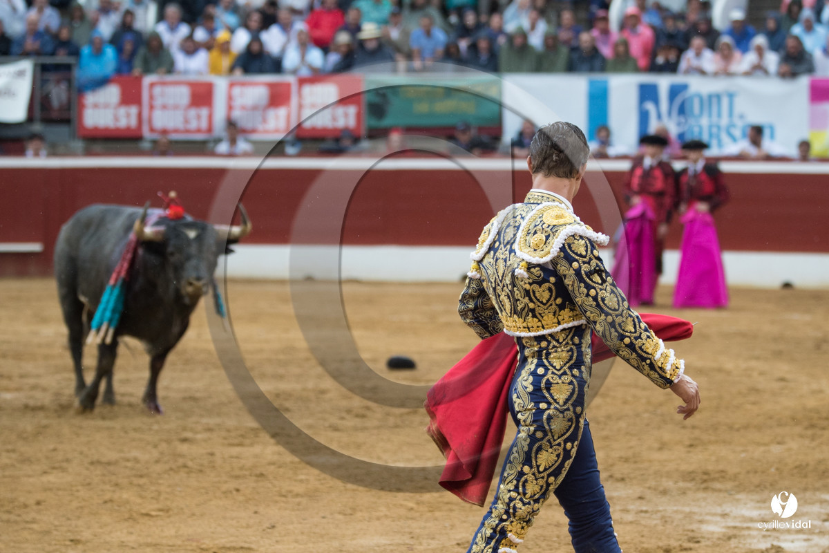 Mont-de-Marsan corrida de la Quinta pour Juan Bautista - Emilio de Justo - Thomas DUFAU