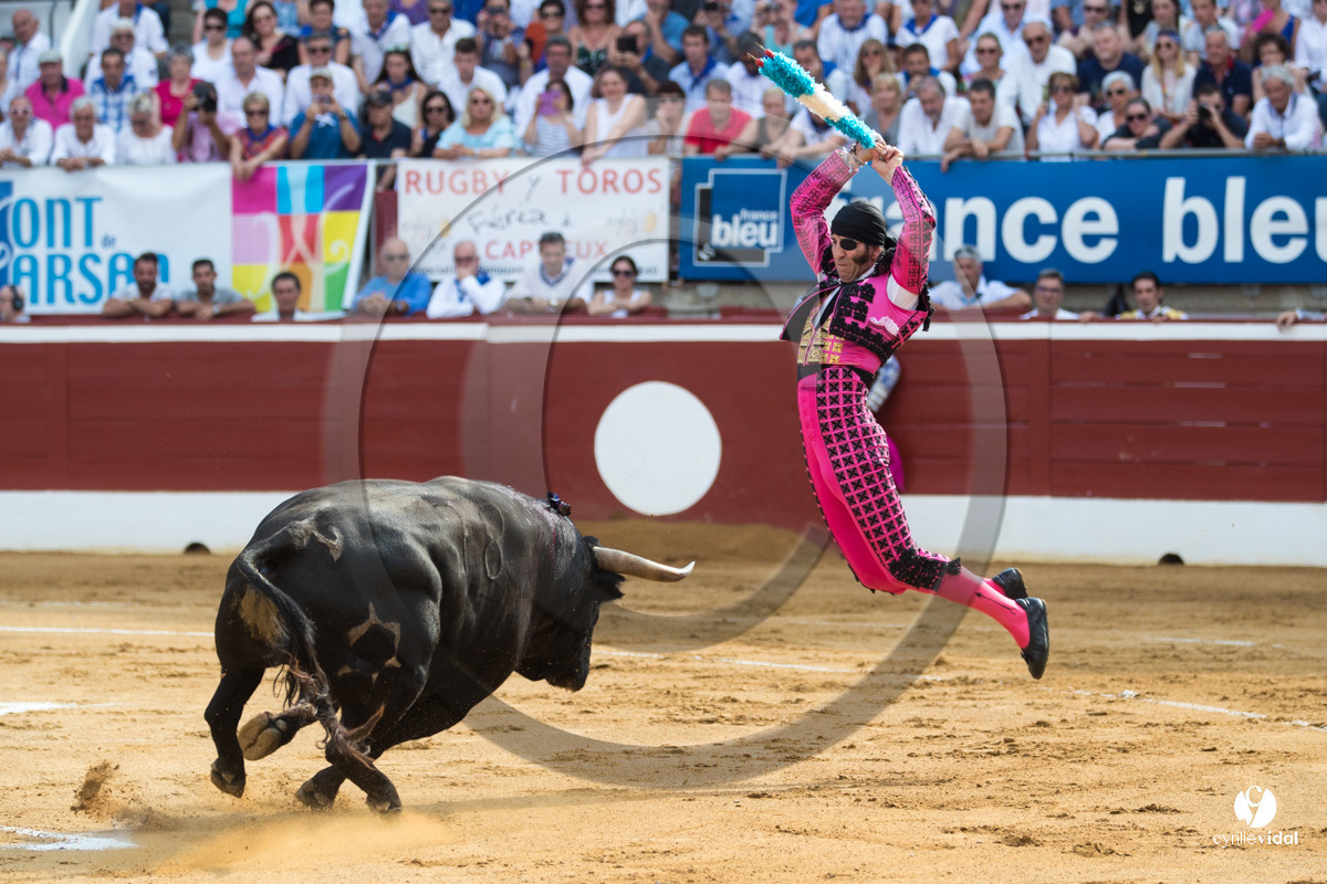 Mont-de-Marsan corrida de Jandilla pour Padilla - Talavante - Roca Rey