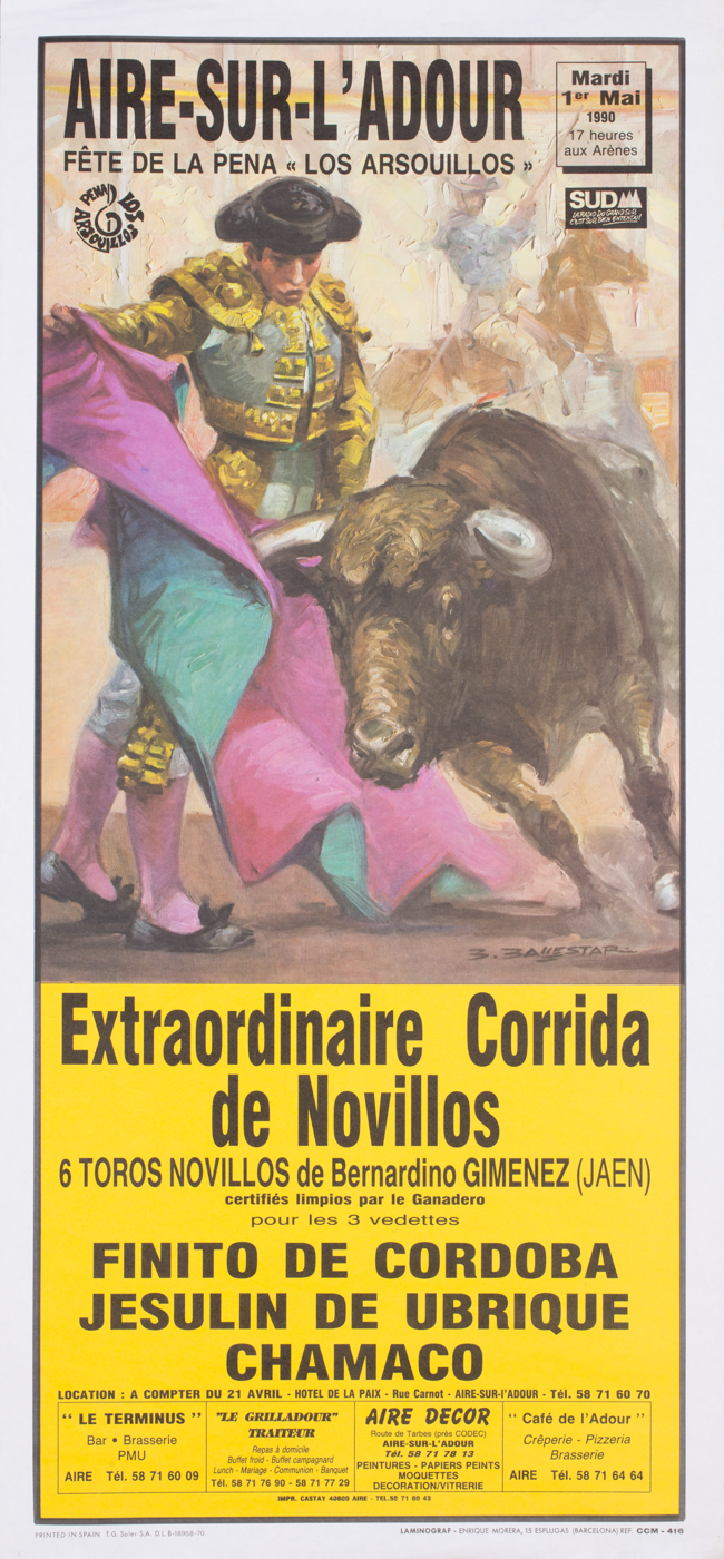 Affiches taurines Aire sur l'Adour