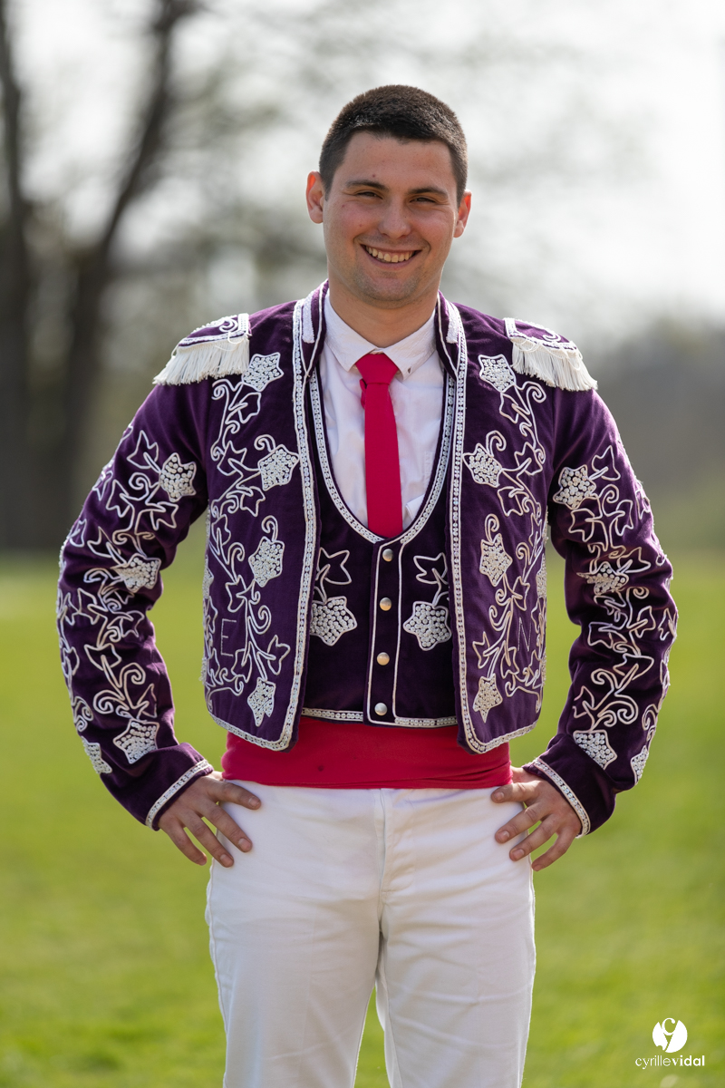 Course landaise Le Houga Ganadéria Dussau Cuadrilla Alexandre Brethes