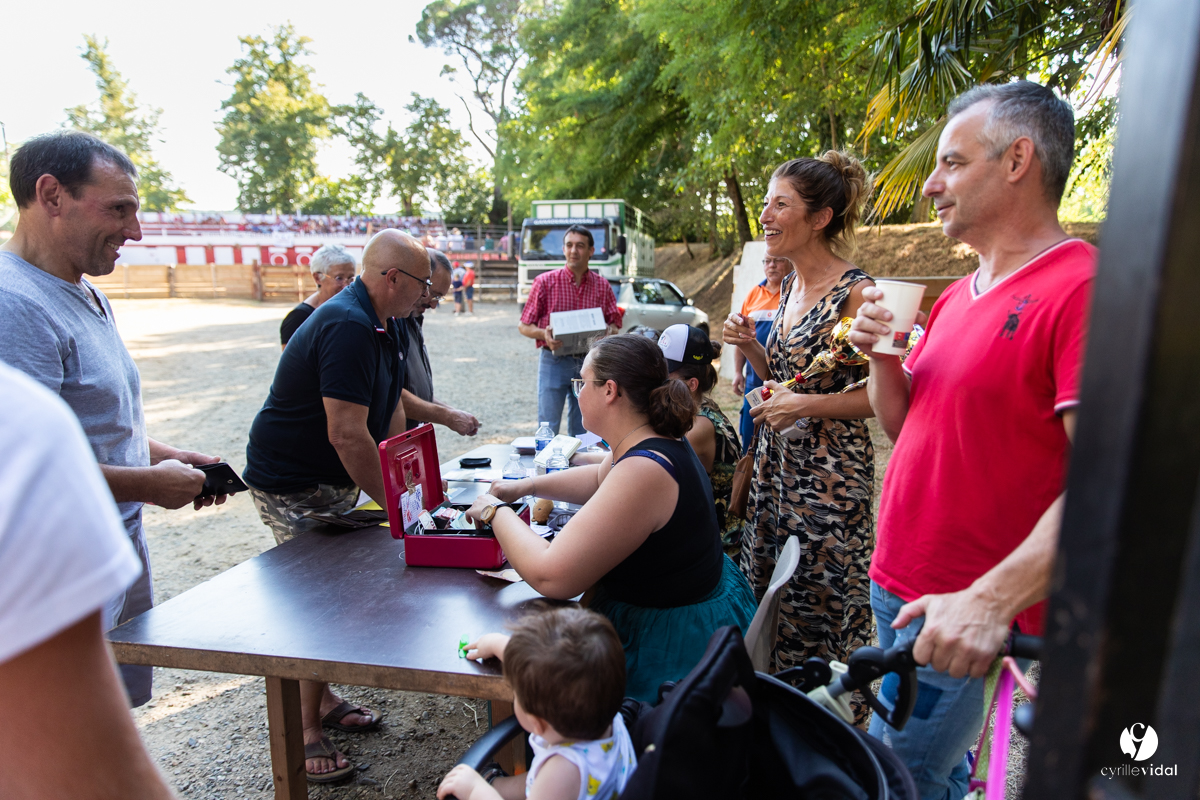 Course landaise à Panjas
