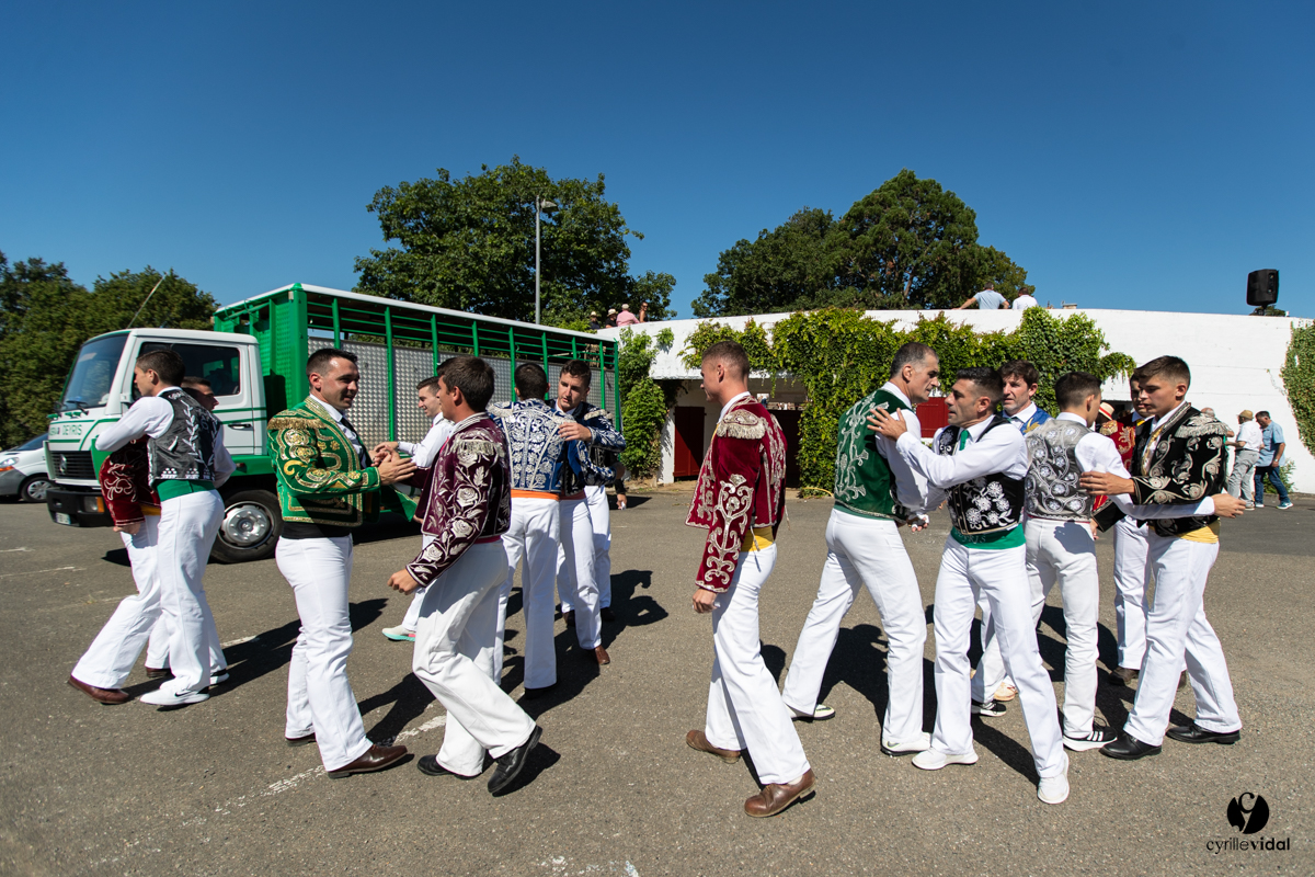 Saint-Cricq Chalosse course landaise de promotion Ganadéria Deyris Cuadrilla Jérémy Lafitte