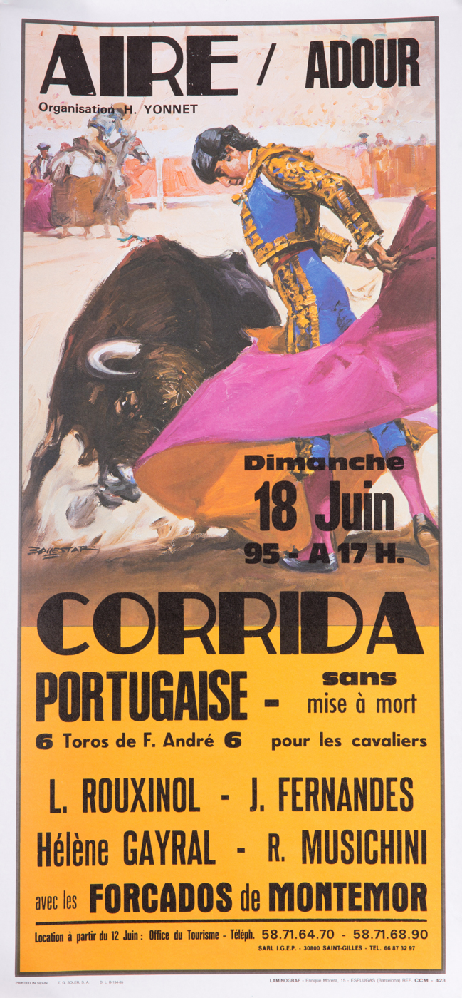 Affiches taurines Aire sur l'Adour