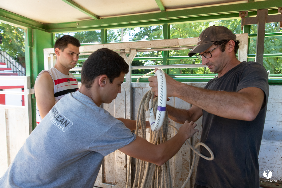 Course landaise à Panjas