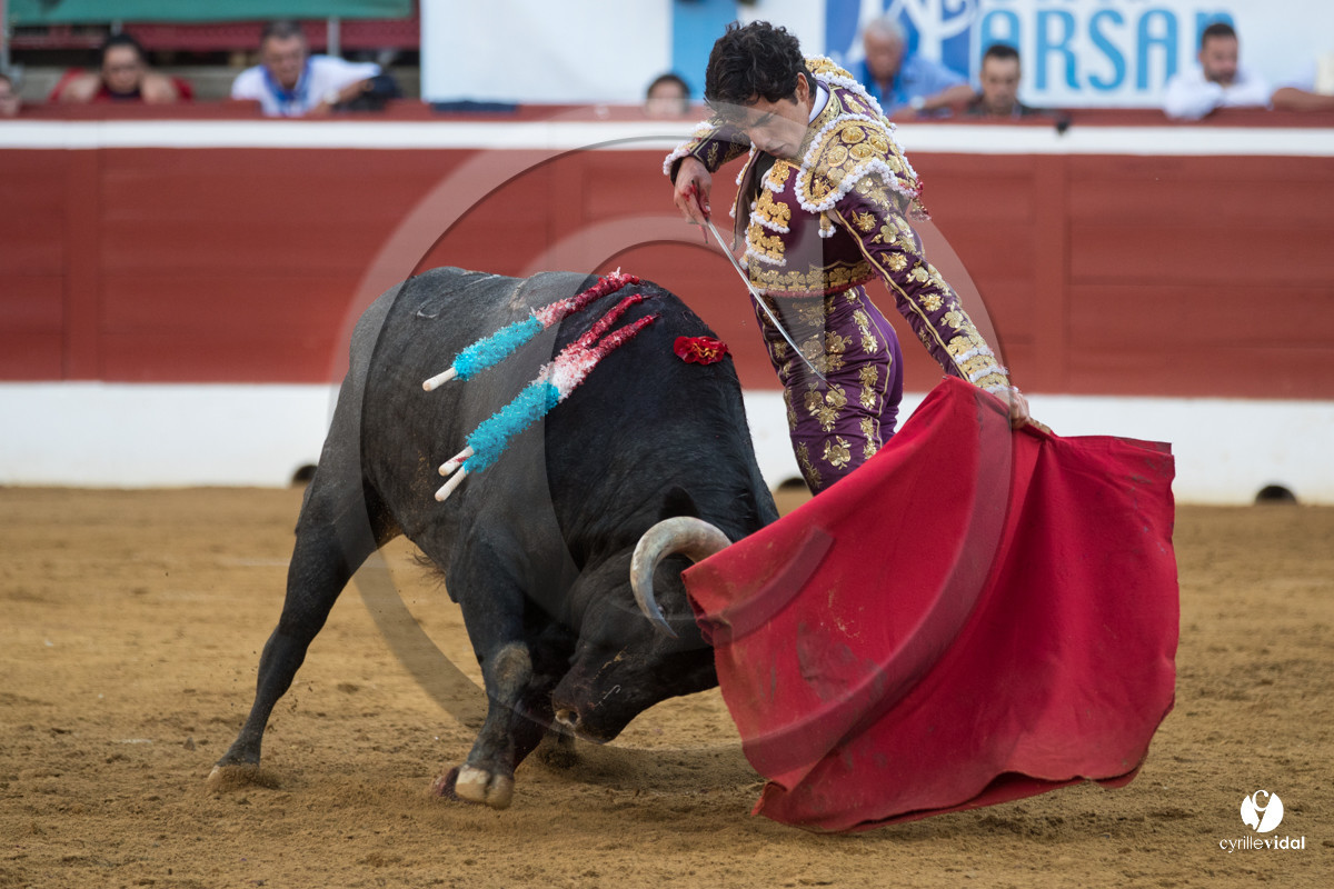 Mont-de-Marsan corrida de la Quinta pour Juan Bautista - Emilio de Justo - Thomas DUFAU