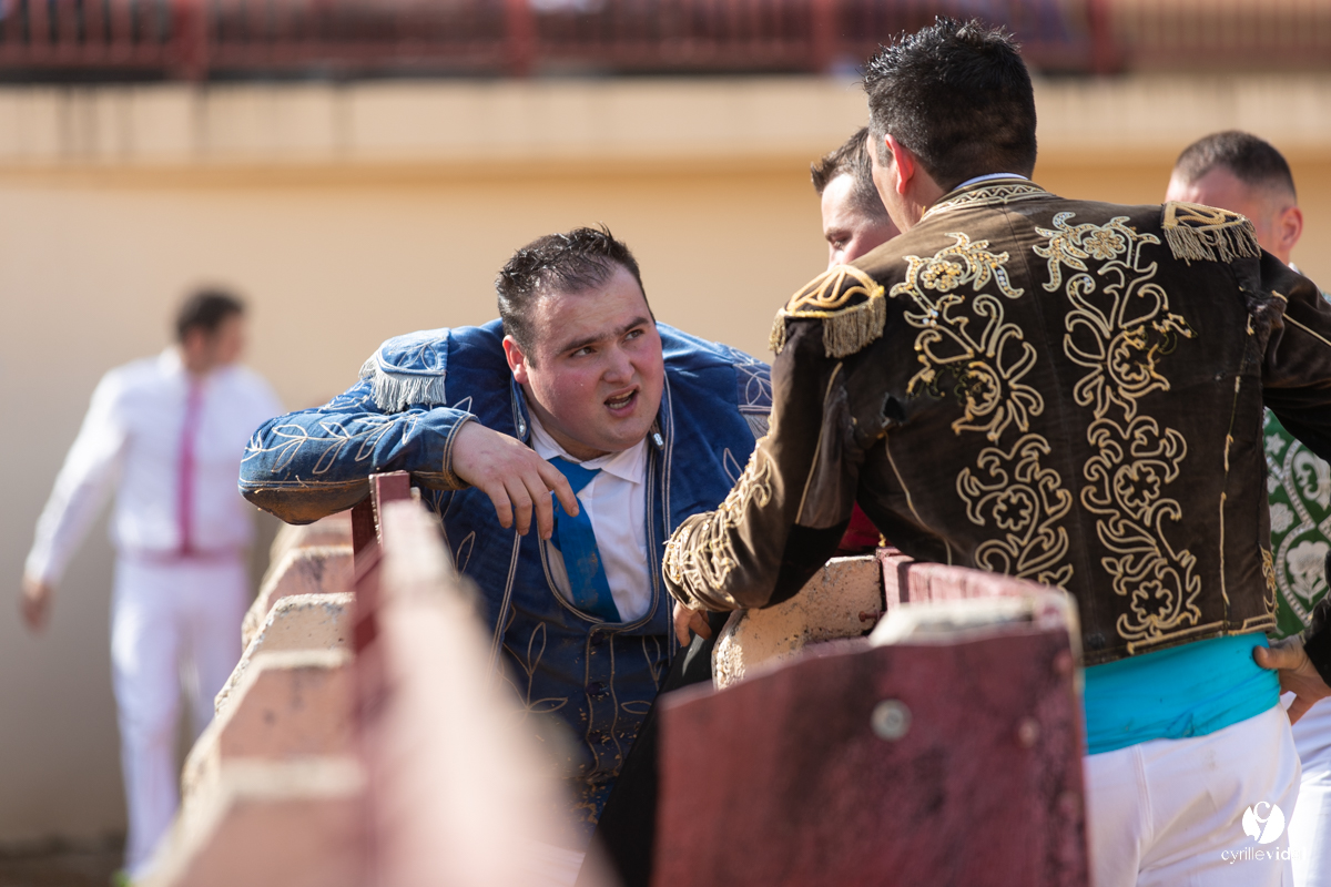 Course landaise Le Houga Ganadéria Dussau Cuadrilla Alexandre Brethes