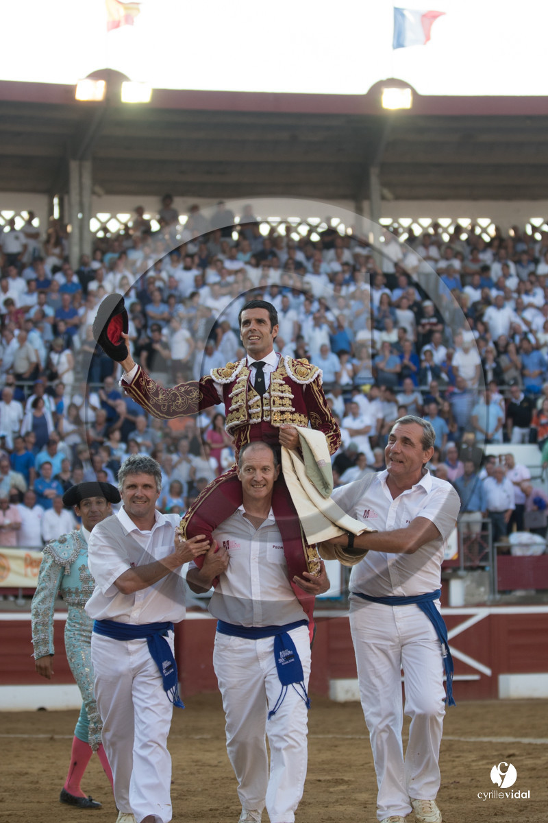 Mont-de-Marsan corrida de la Quinta pour Juan Bautista - Emilio de Justo - Thomas DUFAU