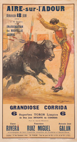 Affiches taurines Aire sur l'Adour