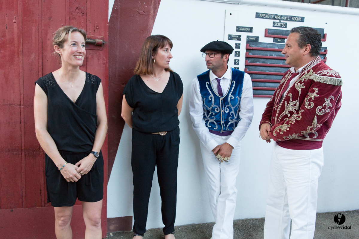 Aire sur l'Adour course landaise génération Aturine