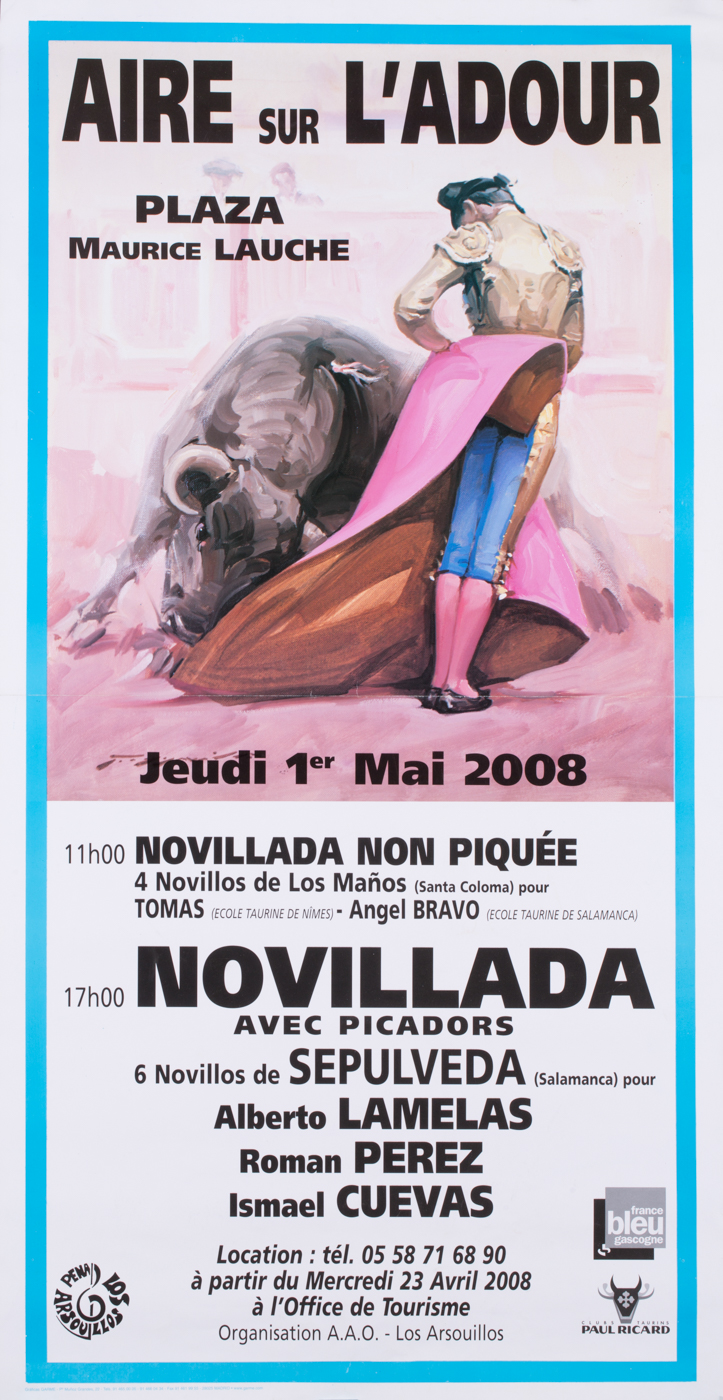 Affiches taurines Aire sur l'Adour
