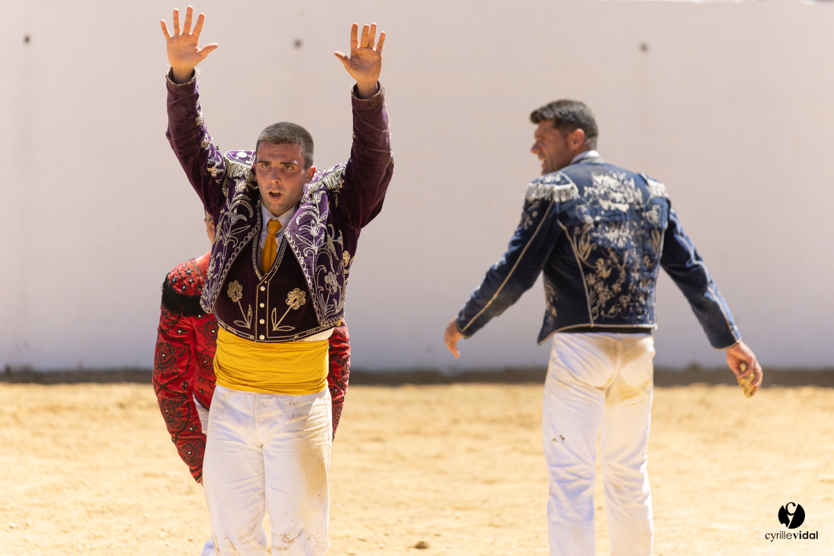 Saint-Cricq Chalosse course landaise de promotion Ganadéria Deyris Cuadrilla Jérémy Lafitte