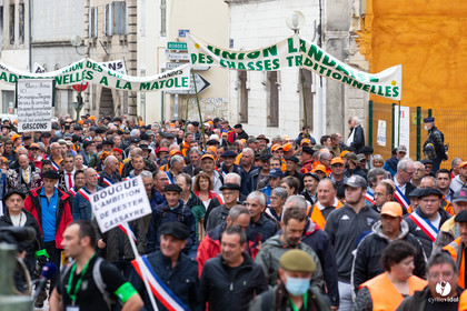 Manifestation chasses traditionnelles à Mont-de-Marsan