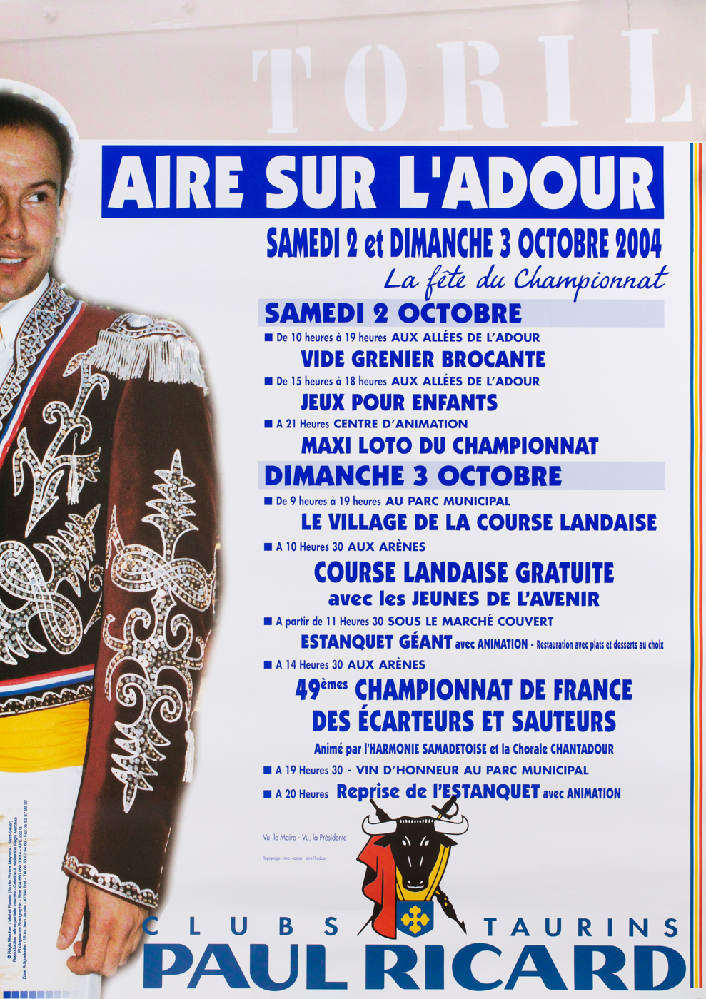 Affiches taurines Aire sur l'Adour