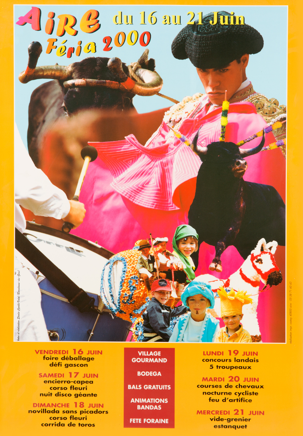 Affiches taurines Aire sur l'Adour