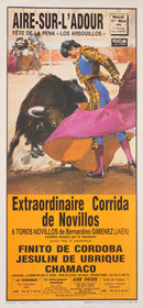 Affiches taurines Aire sur l'Adour