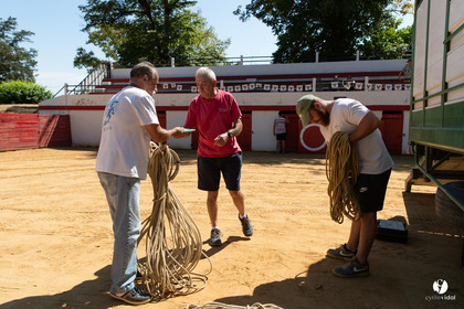 Course landaise à Panjas