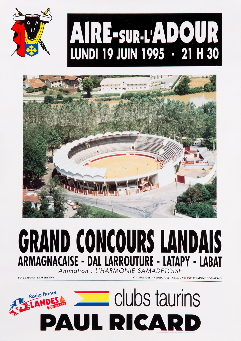 Affiches taurines Aire sur l'Adour