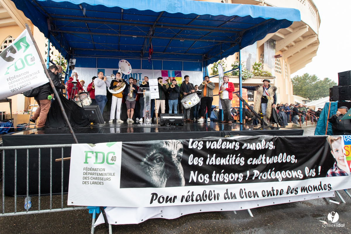 Manifestation chasses traditionnelles à Mont-de-Marsan