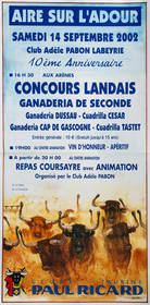 Affiches taurines Aire sur l'Adour