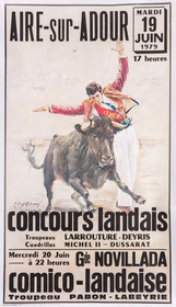 Affiches taurines Aire sur l'Adour