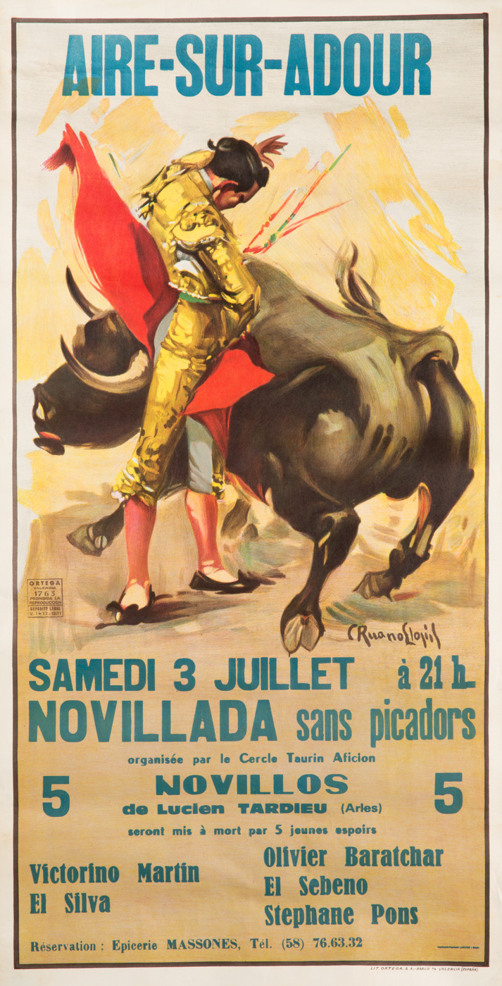 Affiches taurines Aire sur l'Adour