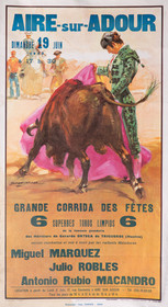 Affiches taurines Aire sur l'Adour