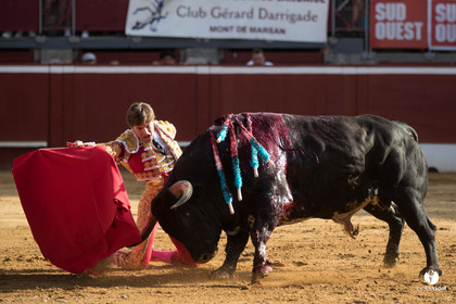 Mont-de-Marsan corrida de Dolores Aguirre pour Octavio Chacon - Pepe Moral - Juan Léal