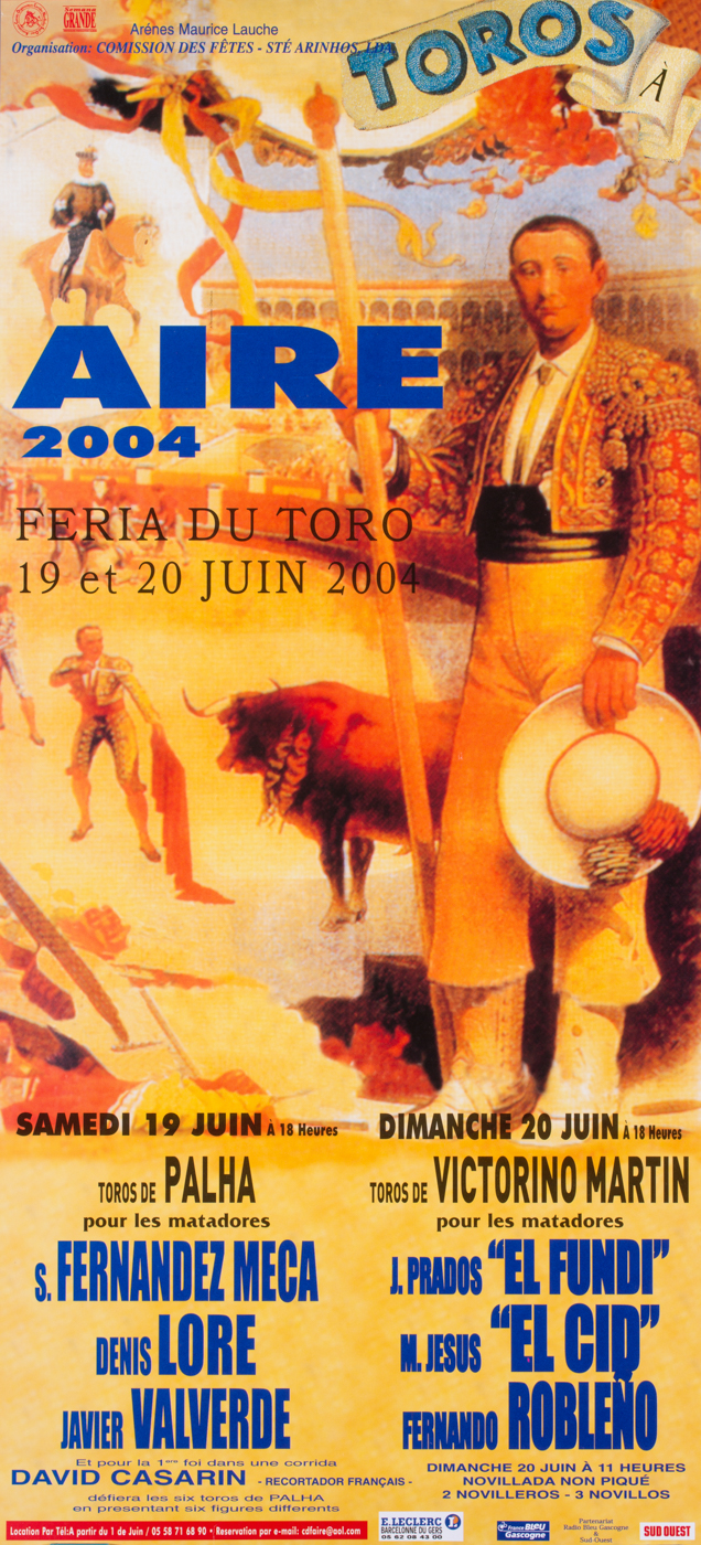 Affiches taurines Aire sur l'Adour