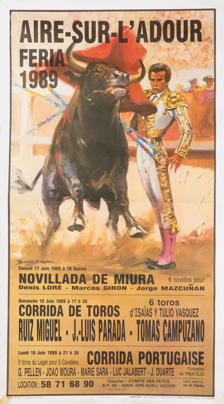 Affiches taurines Aire sur l'Adour