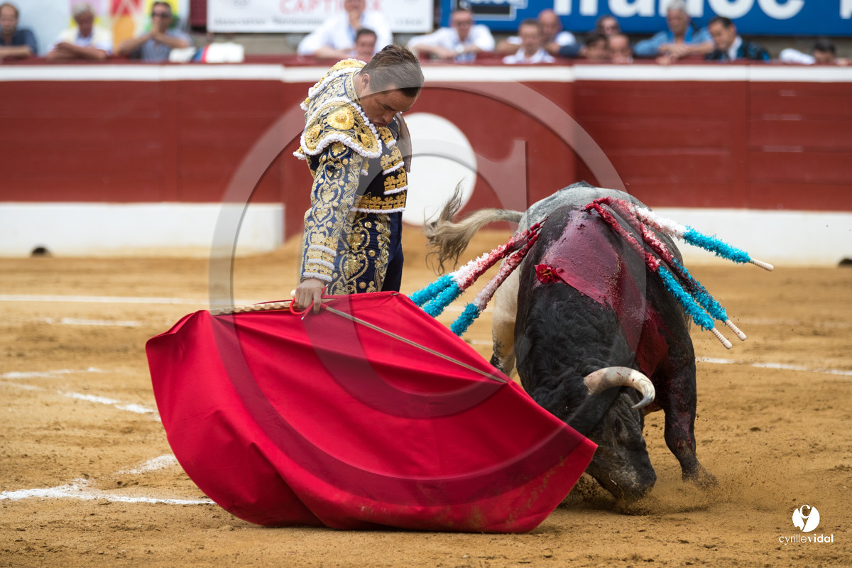 Mont-de-Marsan corrida de la Quinta pour Juan Bautista - Emilio de Justo - Thomas DUFAU