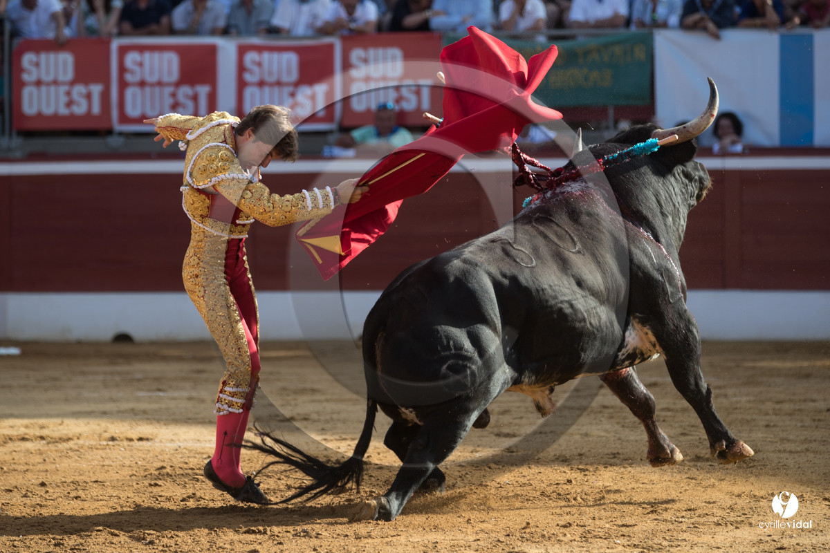 Mont-de-Marsan corrida de Dolores Aguirre pour Octavio Chacon - Pepe Moral - Juan Léal