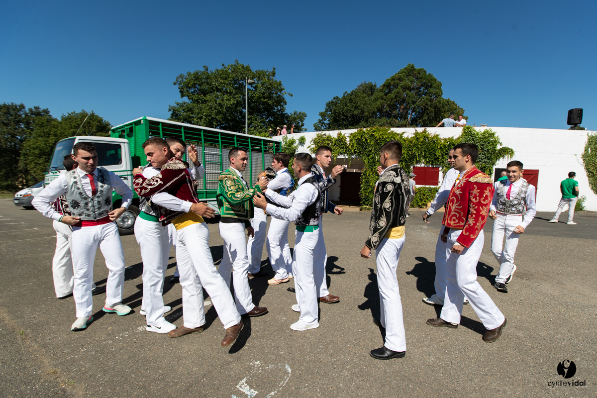 Saint-Cricq Chalosse course landaise de promotion Ganadéria Deyris Cuadrilla Jérémy Lafitte