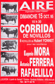 Affiches taurines Aire sur l'Adour