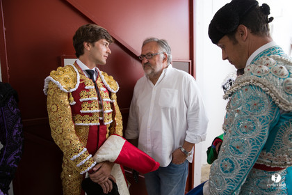 Mont-de-Marsan corrida de Dolores Aguirre pour Octavio Chacon - Pepe Moral - Juan Léal