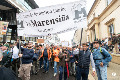 Manifestation chasses traditionnelles à Mont-de-Marsan