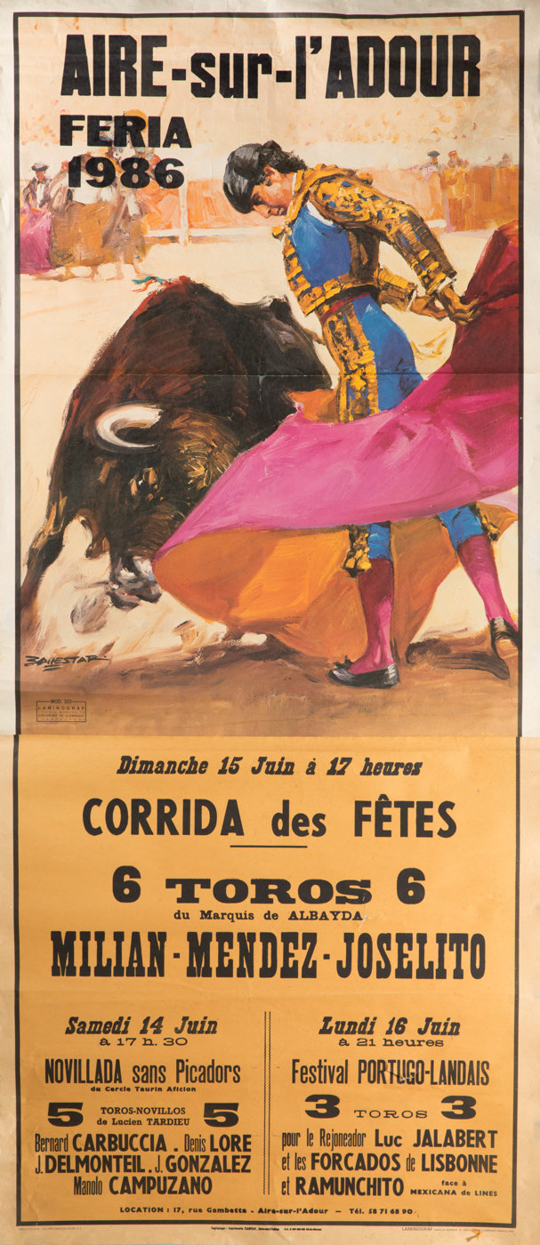 Affiches taurines Aire sur l'Adour