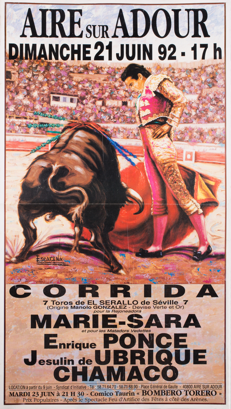 Affiches taurines Aire sur l'Adour