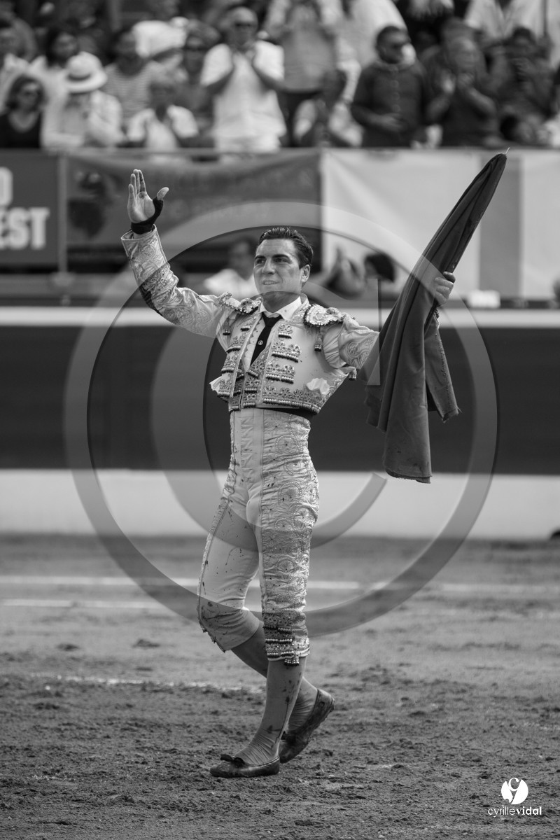 Mont-de-Marsan corrida de Dolores Aguirre pour Octavio Chacon - Pepe Moral - Juan Léal