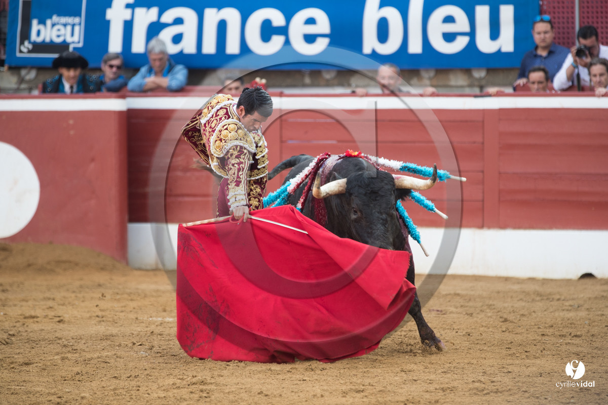 Mont-de-Marsan corrida de la Quinta pour Juan Bautista - Emilio de Justo - Thomas DUFAU